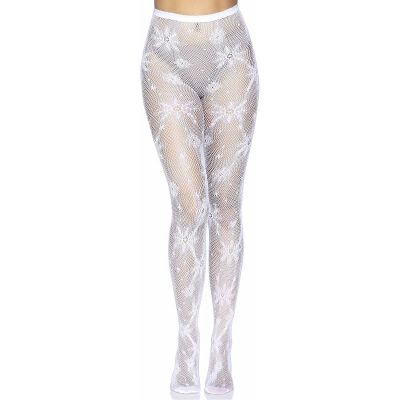 Snowflake Fishnet Tights Costume Adult Christmas